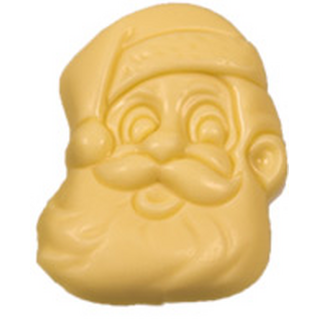 Weihnachtsmann aus Schokolade, einzeln verpackt Weiße Schokolade