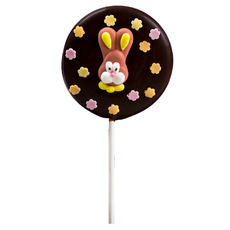 Lolly mit Osterhase und buntem Streidekor...